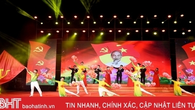 Đặc sắc chương trình nghệ thuật “Mùa xuân dâng Đảng” ở Thạch Hà