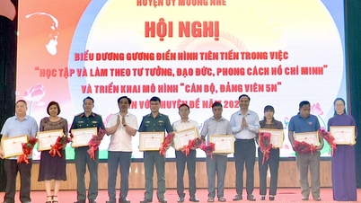 Mường nhé biểu dương điển hình tiên tiến học và làm theo Bác