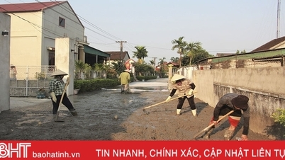 ការកសាងជនបទថ្មីជឿនលឿនក្នុងឃុំពិបាកបំផុតនៃស្រុក Can Loc