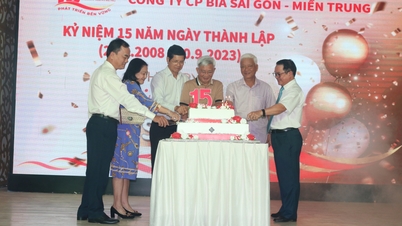 Công ty Cổ phần Bia Sài Gòn – Miền Trung: Sản xuất và tiêu thụ gần 2,3 tỷ lít bia và sản phẩm đồ uống các loại