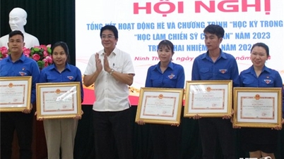 Tổng kết chương trình “Học kỳ trong quân đội”, “Học làm chiến sĩ công an” năm 2023