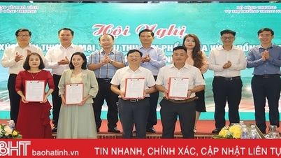 អនុស្សរណៈយោគយល់ចំនួន ១៧ ត្រូវបានប្រគល់ជូនសម្រាប់កិច្ចសហប្រតិបត្តិការលើផលិតផលប្រើប្រាស់ពីតំបន់ភ្នំ Ha Tinh។