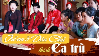 Democratic Children (Tu Ky) love Ca Tru