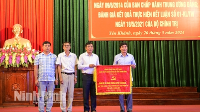 គណៈកម្មាធិការបក្សស្រុក Yen Khanh បូកសរុបរយៈពេល១០ឆ្នាំនៃការអនុវត្តសេចក្តីសម្រេចចិត្តលេខ៣៣ NQ TW និងវាយតម្លៃលទ្ធផលអនុវត្តសេចក្តីសន្និដ្ឋានលេខ០១ KL TW