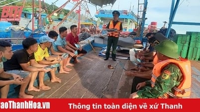 ប៉ុស្តិ៍ការពារព្រំដែន Hai Hoa ឃោសនាប្រឆាំងនឹងការនេសាទ IUU