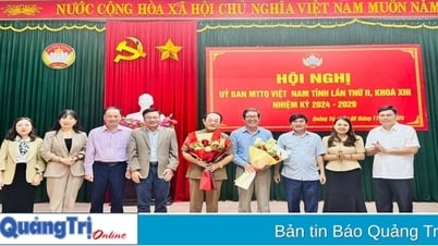សន្និសីទលើកទី ២ នៃគណៈកម្មាធិការរណសិរ្សមាតុភូមិវៀតណាមខេត្ត Quang Tri អាណត្តិទី XIII