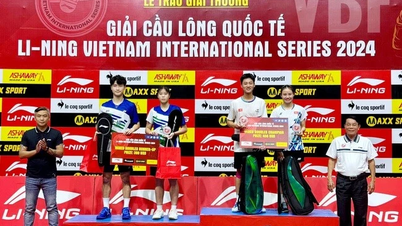 Việt Nam giành ngôi vô địch đôi nam nữ tại Giải Cầu lông quốc tế Li-Ning 2024