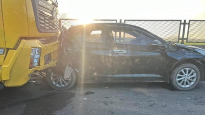 Скоростная автомагистраль Май Сон — национальное шоссе 45 парализовано на много часов после аварии