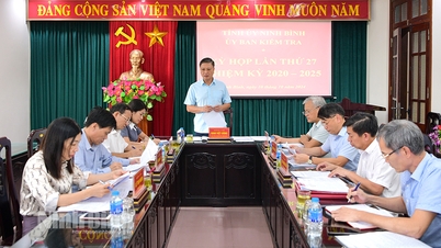 Kỳ họp thứ 27 của Ủy ban Kiểm tra Tỉnh ủy