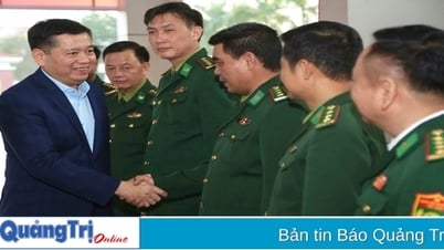 Provincial Party Secretary Nguyen Long Hai visited and wished the Provincial Border Guard Command a Happy New Year
