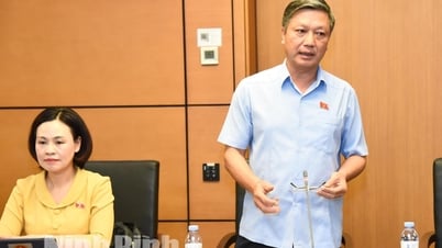 Kỳ họp thứ 7 Quốc hội khóa XV Đại biểu Quốc hội tỉnh thảo luận ở tổ về một số dự thảo nghị quyết