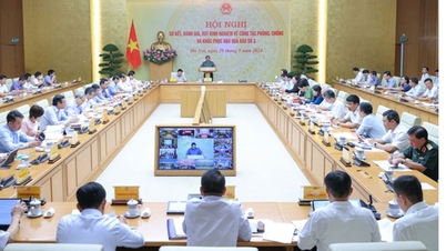 Chính phủ đánh giá, rút kinh nghiệm công tác phòng, chống và khắc phục hậu quả bão số 3