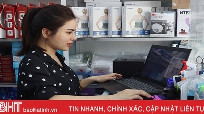 អាជីវកម្ម និងគ្រួសារអាជីវកម្មចំនួន 1,034 នៅទីក្រុង Ha Tinh ប្រើប្រាស់វិក្កយបត្រអេឡិចត្រូនិកដែលបង្កើតចេញពីបញ្ជីសាច់ប្រាក់