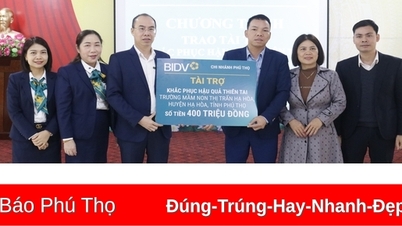 ផ្តល់ថវិកាដើម្បីជំនះផលវិបាកគ្រោះធម្មជាតិនៅស្រុក Ha Hoa