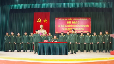 Bộ Chỉ huy quân sự tỉnh Hải Dương phát động phong trào thi đua Quyết thắng năm 2024