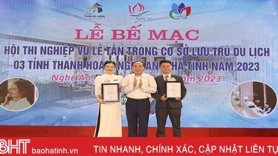 Ha Tinh បានឈ្នះរង្វាន់ចំនួន 6 ក្នុងការប្រកួតប្រជែងជំនាញទទួលភ្ញៀវក្នុងគ្រឹះស្ថានស្នាក់នៅទេសចរណ៍