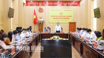 Đoàn kiểm tra của Hội đồng Thi đua Khen thưởng Trung ương làm việc tại tỉnh Ninh Bình