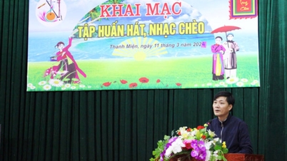 60 học viên ở Thanh Miện học nhạc, hát chèo