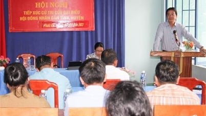 ប្រតិភូក្រុមប្រឹក្សាប្រជាជនខេត្តជួបអ្នកបោះឆ្នោតឃុំភឿកដាយ