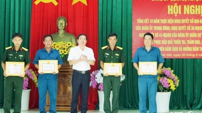Đảng ủy Quân sự huyện Ninh Hải: Tổng kết 10 năm thực hiện Nghị quyết 689-NQ/QUTW