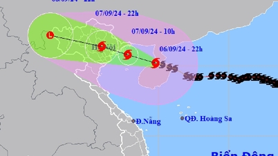 Storm No. 3 Yagi enters the Gulf of Tonkin and continues to lose intensity, Co To has level 7 winds