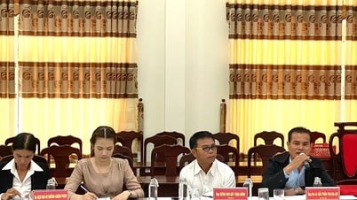 Delegation of Lao Front for National Construction Committee of Sekong province exchanged experiences in Quang Nam