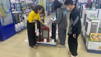 Trời rét, nhiều cửa hàng, siêu thị ở Hải Dương ‘cháy’ thiết bị sưởi ấm