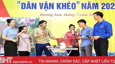 ការ​ក្លែង​ធ្វើ​យ៉ាង​រស់​រវើក​នៃ​ការ​ធ្វើ​ចលនា​មហាជន​នៅ​តាម​អង្គភាព និង​មូលដ្ឋាន​ក្នុង​ខេត្ត Ha Tinh