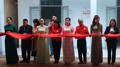 Bàn giao bếp ăn bán trú cho Trường Mầm non Họa My, huyện Ea Kar