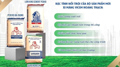 ក្រុមហ៊ុន​ស៊ីម៉ងត៍ Hoang Thach សម្ពោធ​ផលិតផល​ថ្មី