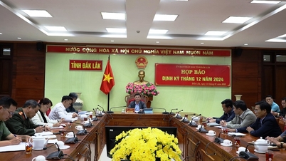 El Comité Popular Provincial de Dak Lak celebró una conferencia de prensa regular en diciembre de 2024