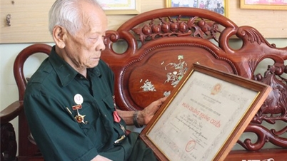 元ディエンビエン軍兵士、グエン・ゴック・ディエップ氏に会う