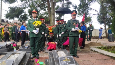 ស្រុកក្រាំងប៉ាក៖ ពិធីគោរពវិញ្ញាណក្ខន្ធ និងបញ្ចុះសពសពយុទ្ធជនពលី