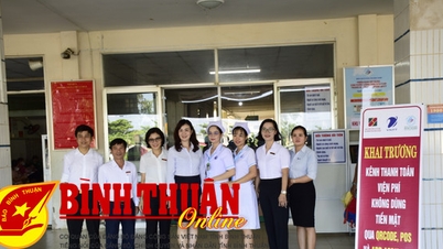 Agribank Binh Thuan អមជាមួយការទូទាត់ថ្លៃមន្ទីរពេទ្យដោយគ្មានសាច់ប្រាក់