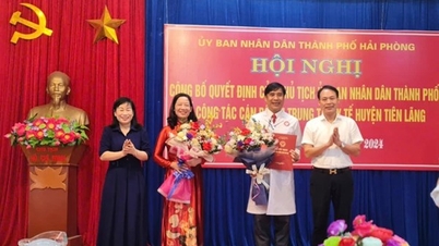 លោក Pham Tien Thanh កាន់តំណែងជានាយកមជ្ឈមណ្ឌលវេជ្ជសាស្ត្រស្រុក Tien Lang ។