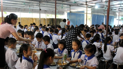 ទាក់ទិន​នឹង​ការ​ហូបចុក​របស់​សិស្ស​អតីត​នាយក​សាលា និង​អនុ​នាយក​សាលា​បឋម​សិក្សា​ណាំសាច​ទី​២ ត្រូវ​បាន​ដាក់​វិន័យ។