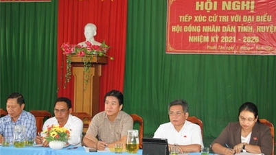 Đại biểu HĐND tỉnh tiếp xúc cử tri xã Phước Tân