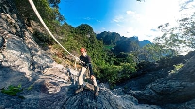 Green valley in Lang Son makes visitors fascinated with cave exploration and conquering heights