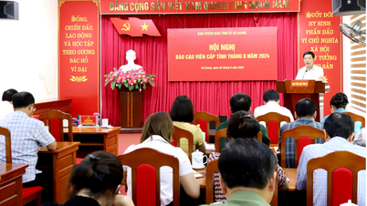 Hội nghị Báo cáo viên cấp tỉnh tháng 8