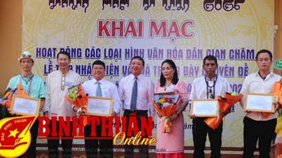 Khai mạc hoạt động các loại hình văn hóa Chăm