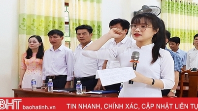 Số lượng, chất lượng đảng viên mới của Hà Tĩnh ngày càng được nâng lên