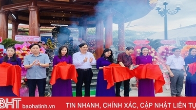 ពិធីសម្ពោធវិមានប្រវត្តិសាស្ត្រនៃការវាយឆ្មក់ឆ្នាំ 1953 នៅ Cam Xuyen