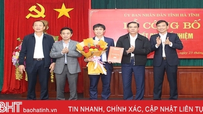 សេចក្តីជូនដំណឹងស្តីពីការសម្រេចតែងតាំងអនុប្រធានស្ថានីយ៍វិទ្យុ និងទូរទស្សន៍ខេត្ត Ha Tinh