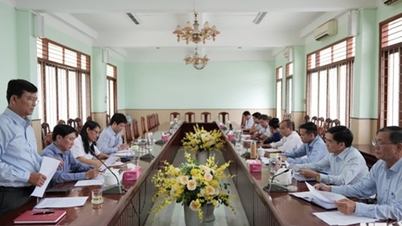 Ban Biên tập Báo Ninh Thuận làm việc với Thường trực Huyện ủy Ninh Sơn