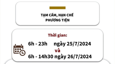 Các mốc thời gian phân luồng giao thông phục vụ Lễ Quốc tang Tổng Bí thư Nguyễn Phú Trọng
