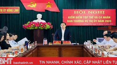 Hong Linh និង Nghi Xuan ពិនិត្យគណៈកម្មាធិការអចិន្ត្រៃយ៍ និងបុគ្គលក្នុងឆ្នាំ ២០២៣