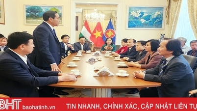 Lãnh đạo Hà Tĩnh thăm và làm việc với Đại sứ quán Việt Nam tại Hungary