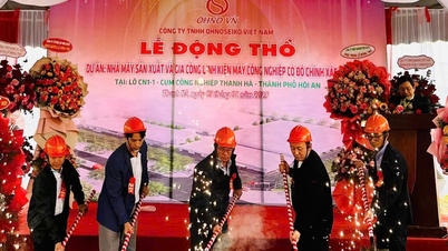 Động thổ dự án Nhà máy sản xuất và gia công linh kiện máy công nghiệp có độ chính xác cao tại Hội An