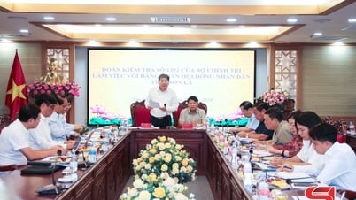 Đoàn kiểm tra của Bộ Chính trị làm việc với Đảng đoàn HĐND tỉnh Sơn La