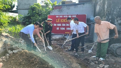 Construction de 2 maisons de gratitude pour les invalides de guerre et les soldats malades à Ninh Giang et Thanh Mien
